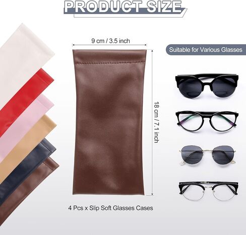 uxcell Soft Glasses Case, Squeeze Top Glasses Bag Sunglasses Case for Men and Women Sunglasses Case in Saudi Arabia