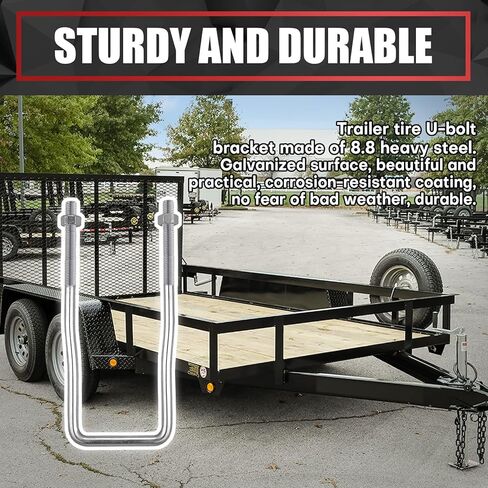 في اي اي جي ال حامل اطار احتياطي للمقطورة، حامل اطار احتياطي للمقطورة، طلاء مسحوق اسود، يناسب 4 و5 و6 عروات عجلات مقطورة 4 انش و4.5 انش و4.75 انش و5 انش و5.5 انش، اقصى حمل 120 باوند in Kuwait