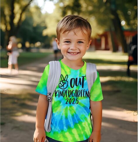 Modntoga Kids Boy Boy Peace Out Ristergarten Shirt 2025 T-refctergarten T-Shirt the Last of School Summer Teeps Tops in Saudi Arabia