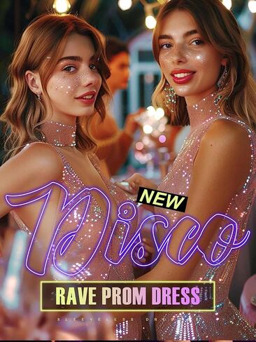 EVILD Women Dots Sequin Mini Dress Sparkly Sequence Sleeveless Dresses Disco Rave Prom Dress in Saudi Arabia
