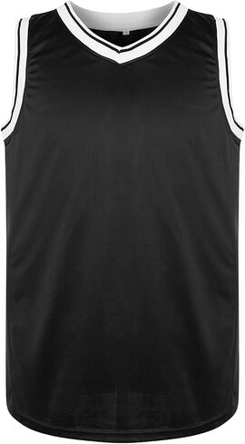 Basketball Jersey, Mens Blank Jerseys Plain Sleeveless Practice Jersey S-3XL in Saudi Arabia