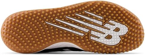 New Balance Men's Fresh Foam 3000 V6 Turf-Trainer Baseball Shoe, White/White/Gum, 8.5 in Saudi Arabia