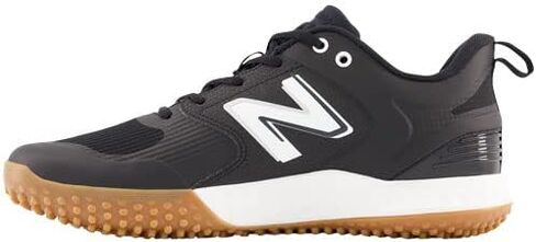 New Balance Men's Fresh Foam 3000 V6 Turf-Trainer Baseball Shoe, White/White/Gum, 8.5 in Saudi Arabia