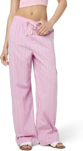 florence by mills Women's Villa Collection Poplin Stripe Boxy Sleep Pant in Saudi Arabia