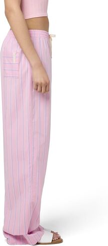 florence by mills Women's Villa Collection Poplin Stripe Boxy Sleep Pant in Saudi Arabia