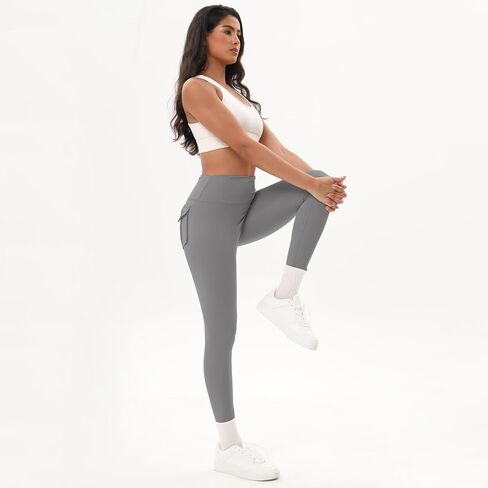 3 Pcs Women's High Waist Leggings, Elastic Leggings for Sports and Fitness Yoga Gym Running Pants in Saudi Arabia