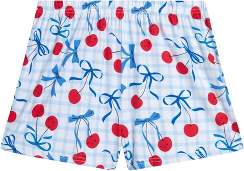 Rene Rofe Girls' Pajama Set - 2 Piece Button Down Sleep Shirt and Lounge Shorts - Sleepwear Set for Girls (4-12) in Saudi Arabia