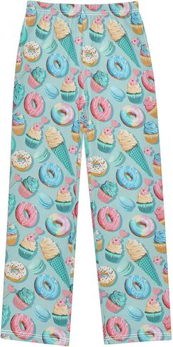 Pfrewn Boys Girls Pajama Pants Emperor Penguins Chick Casual Lounge PJ Bottoms with Pockets, L in Saudi Arabia