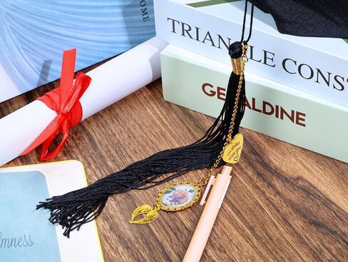 PENTA ANGEL Graduation Cap Photo Charm Personalized Memorial Graduate Cap Decorations DIY Tassel Gifts for Class of 2025 2026 Grad Cap Gown Ceremony in Saudi Arabia