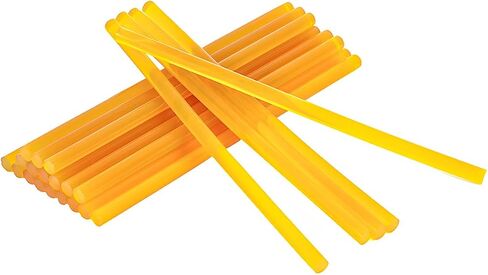 32PCS Dent Repair Glue Sticks, 0.43" x 8" Hot Glue Sticks Paintless Car Dent Repair Tool Set, Universal PDR Strong Viscosity Hot Melt Glue Sticks for Car Body Dent Repair (Yellow) in Saudi Arabia
