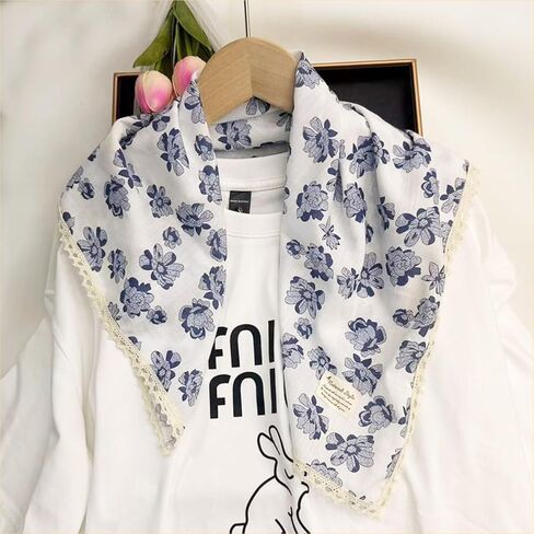 باندانا القطن للنساء ، القطن الناعم مثل عصابة رأس الدانتيل ، وشاح الرأس ، 100 ٪ Viscose in Kuwait