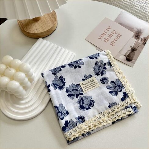 باندانا القطن للنساء ، القطن الناعم مثل عصابة رأس الدانتيل ، وشاح الرأس ، 100 ٪ Viscose in Kuwait