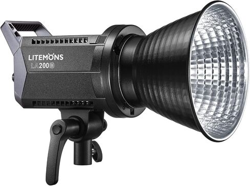 Godox Litemons LA200D 230W Daylight LED Video Light, 5600K CRI 96+ TLCI 97+,101000lux@1m, 8 FX Light Effects, APP Control, Bowens Mount Continuous Lighting for Studio Shooting, Portrait in Kuwait