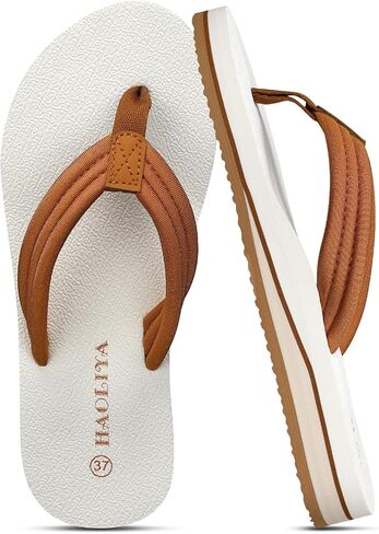 HAOLIRA Flip Flops for Women with Arch Support Comfortable Walking Thong Sandals Ladies Lightweight Ultra Soft Cushion Footbed Slip On Quick Dry for Summer Beach in Kuwait