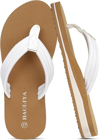 HAOLIRA Flip Flops for Women with Arch Support Comfortable Walking Thong Sandals Ladies Lightweight Ultra Soft Cushion Footbed Slip On Quick Dry for Summer Beach in Kuwait