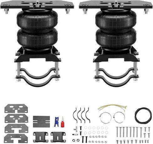 VEVOR Air Bag Suspension Kit, Air Springs Suspension Bag Kit Compatible with 2003-2013 Dodge Ram 2500 4WD, 2003-2018 Dodge Ram 3500 4WD, 5000 lbs Loading, 5 to 100 PSI in Kuwait