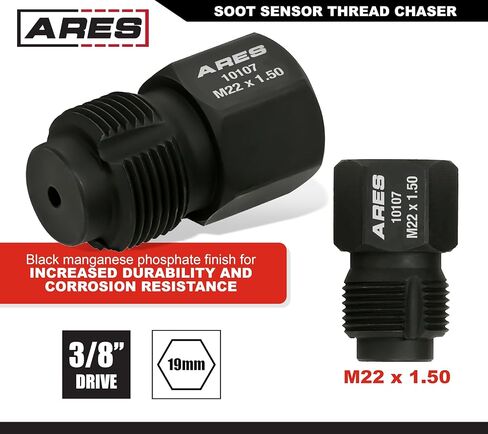 ARES 70692 - Limited Access Thread Chaser - Fits M14 x 1.25mm Size Plugs - Perfect for Spark Plug Holes in Confined and Limited Access Areas in Saudi Arabia