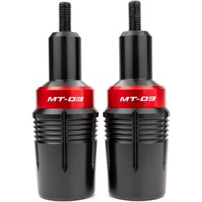 MOWOK Fit for MT03 MT-03 MT 03 2014-2025 2024 2023 2022 2021 Motorcycle Accessories No Cut Kits Frame Sliders Crash Protector Engine Guard Falling Protection Pad (Black)