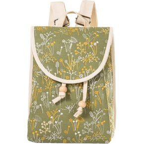 Goodhan Floral Embroidered Backpack Purse for Women Small Travel Handbag Shoulder Bag Daypack