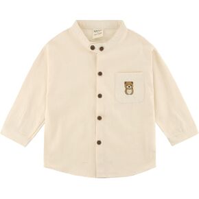 POBIDIBY Boys Button Down Long Sleeve Shirt for All Season