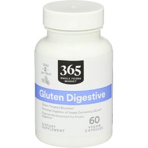 365 by Whole Foods Market, Enzymes Gluten Digestive, 60 Count