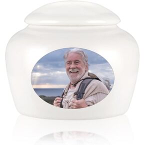 abooxiu Small Urns for Human Ashes Keepsake Mini Cremation Urns for Ashes Ceramic Cremation Keepsakes Memorial Ash Keepsake with Hummingbird and Maple Blossom Decorative Burial Urn for Adult Men Women