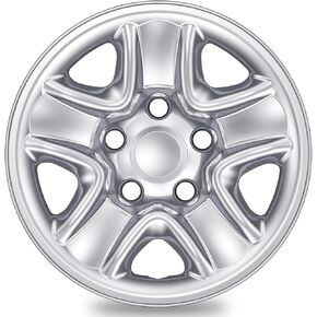 TangMiGe 4-Pack Wheel Skins Compatible with Toyota Tundra 2007-2021, 18 inch 18", Hubcap Wheel Cover (Black Color)