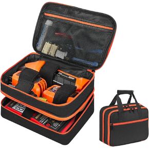 Circuit Tester Storage Carry Case for Klein Tools Et310 AC Circuit Breaker Finder& Rt250 GFCI Outlet Tester, Electrical Test Kit,Tool Bag for KAIWEETS/AstroAI/Fluke Digital Multimeter, Clamp Meter