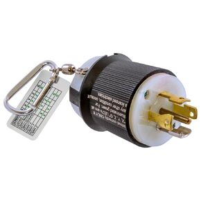Hubbell HBL3PT2811 HUBHBL3PT2811 Twist-Lock 3-Phase Tester ، 30 AMP ، مؤشر LED ، L21-30 ، 8 "عرض ، 8" طول