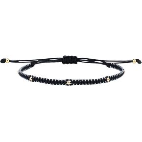 KELITCH Clear Miyuki Beaded Bracelets Handmade Friendship Strand Bracelets Charm Adjustment Bracelets Jewelry For Women