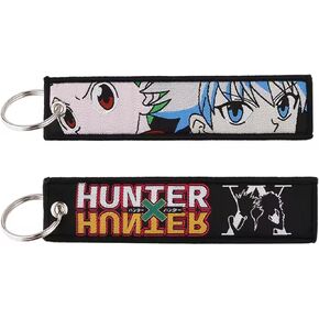 Pinstant Gon Killua Anime Manga Hunter X XX Keychain Key Tag Chain Fob Ring