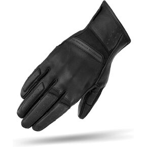SHIMA MONACO 2.0 Leather Motorcycle Ladies Suit - Black Women Leather Jacket Pants Gloves with Protectors