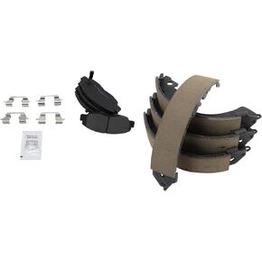 منصات فرامل TRQ شبه معجنة متوافقة مع 1996-2005 Honda Civic