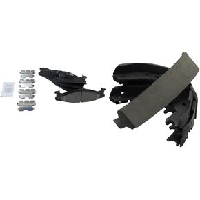 TRQ Brake Pads Ceramic Compatible with 2003 Ford E-150 E-150 Club Wagon 1997-2002 E-150 Econoline E-150 Econoline Club Wagon