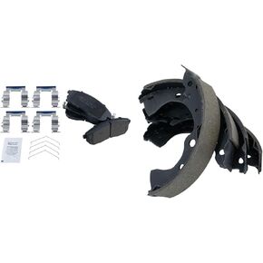 TRQ Brake Pads Ceramic Compatible with 2001-2006 Nissan Sentra