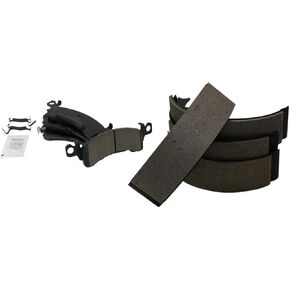 TRQ Brake Pads Ceramic Compatible with 91-92 Cadillac 74-95 Chevrolet GMC