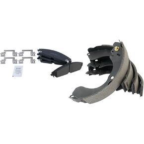TRQ Brake Pads Ceramic Compatible with 2008-2009 Dodge Caliber