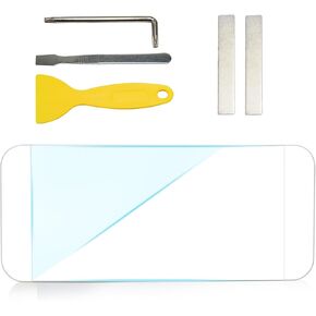 Jaronx Compatible with Tesla Sun Visor Mirror Glass for Model 3/Y 2017-2024, Left Driver/Right Passenger Side Sun Visor Vanity Mirror Glass Replacement for Tesla Model 3/Y Accessories