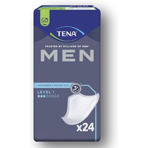 TENA Men Absorbent Protector, Incontinence Guards for Men, Maximum Absorbency (LEVEL-1)