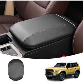 JYCDC Auto Center Censole PAD متوافق مع Toyota 2024 Land Cruiser Prado 250 J250 LC250 Accessories Leather Auto Remrest Prestor