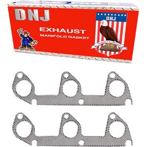 DNJ EG4137 Exhaust Manifold Gasket Set for 1991-1995 Ford, Mazda, Mercury Aerostar, B3000, Probe 3.0L V6 12V OHV 2986cc