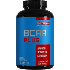 Prolab BCAA Plus ، كبسولات الأحماض الأمينية المتسلسلة ، 180 مترًا