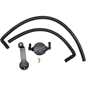J&L Oil Separator Co. 3.0 Oil Separator Compatible with 2005-2015 Tacoma 4L; 2005-2023 4runner 4L; 2007-2014 FJ Cruiser 4L Driver Side (Black)