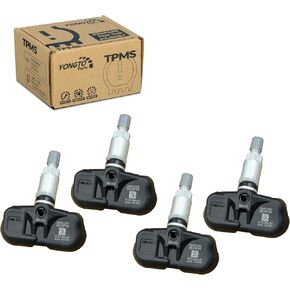 TPMS Sensor Compatible with Honda Accord CR-V Fit 2007-2012, 315 Mhz Tire Pressure Sensors 4PCS Replaces OE 42753-SWA-A53 42753-SWA-316