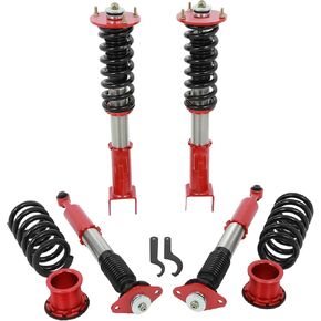 Coilover Lowering Kit Adjustable Damping Height SCITOO Damper Coilover Suspension fit for 2011-2022 for Dodge for Challenger,for Dodge for Charger,Replacement Suspension Coil Springs