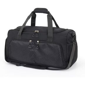 Elite Gym Duffle Bag for Men and Women – Large Sports, Workout, and Travel Bag with Shoe Compartment, Wet Pocket, Water-Resistant Design, Fits Gym Lockers, 10 Organized Compartments