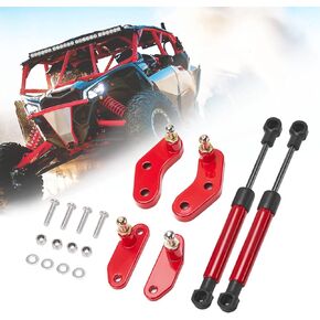 Kemimoto X3 Door Opener Kits Dore Scruts Struts متوافقة مع 2017-2025 Can Am Maverick X3 و Max الأمامي والخلفي الأبواب ، الأسود