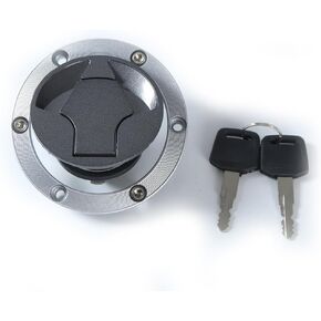 Fuel Gas Cap Tank Cover with Keys for Kawasaki 2008-2014 EX250 Ninja 250, 2013-2017 EX300 Ninja 300, 2013-2016 ER250 300 Z250 Z300, Z250SL for Kawasaki Gas Cap