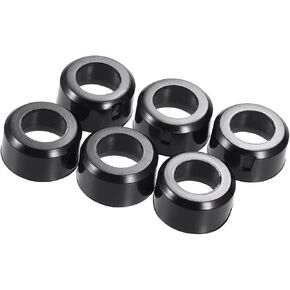F77Z9G512AA / Fuel Injector Seal Adaptor/for Ford Explorer 1997-2010 / Durable/Metal / 6 Pcs/Black Replace Parts Vehicle Components