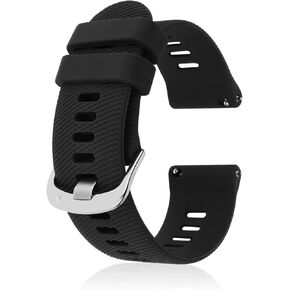 Silicone Watch Bands, Slim Watch Straps with Quick Release Waterproof Sport Watchbands for Men and Women